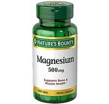 Natures Bounty Generic Magnesium High Potency 500 Mg Tablets - 100 Ea