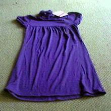 Womens Solid Purple Babydoll Dress By Amanda Bynes-Dear-Nwt Size