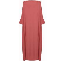 Taller Marmo - Mila Off-Shoulder Maxi Dress - Women - Acetate/Viscose - One Size - Red
