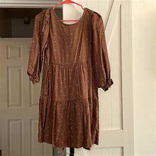 Mine Dresses | Brown Tiered Dress | Color: Brown | Size: M