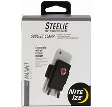 Nite Ize Squeeze Black/Gray Phone Mount Clamp For Magsafe Phones Cases And Wireless Chargers 1 Pk