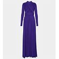 Giambattista Valli, Draped Jersey Dress, Women, Purple, US 4, Dresses, Materialmix