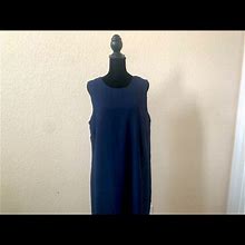 Sharagano Dresses | High Low Shift Dress | Color: Blue | Size: 12
