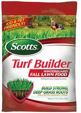 Scotts 38615 Turf Builder Winterguard Fall Lawn Food, 32-0-10, 15000 Sq.Ft.