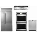 Ge Cafe Kitchen Package W 42" Built In Refrigerator And Rangetop &