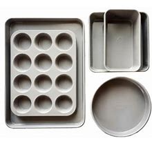 Gotham Steel Professional 5-Piece Ti-Ceramic Nonstick Ultimate Bakeware Set, Grey