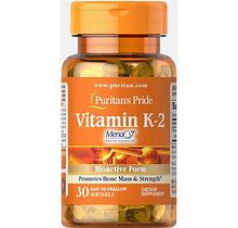 Puritan's Pride Vitamin K-2 (Menaq7) 50 Mcg