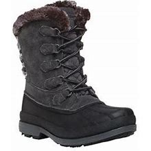 Women's Lumi Tall Lace Waterproof Boot By Propet In Grey (Size 10 M)