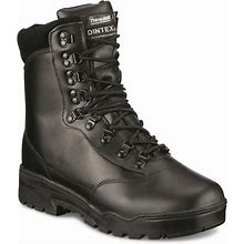 Mil-Tec Leather Tactical Boots, 11D, Black