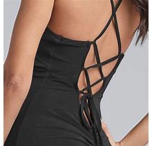 Venus Bridal Dresses | Sexy Prom Dress Plus Size 2X Strappy, Lace Up Back, Black New | Color: Black | Size: 2X
