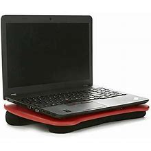 Mind Reader Portable Desk With Handle Monitor Laptop Lap Holder Built-In Cush...