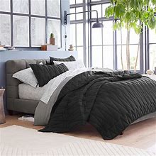Baldwin Classic Upholstered Bed, King, Heathered Chenille Charcoal