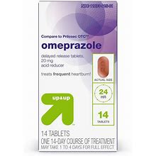 Omeprazole 20Mg Acid Reducer Delayed Release Tablets 14Ct - Up & Up