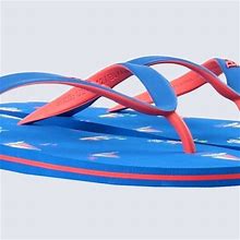 Polo Ralph Lauren Men Bolt Nautical Flip Flop Sandals Multicolor Sz 9/10 NEW - Men | Color: Blue | Size: 9.5