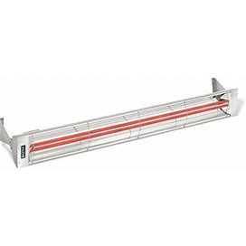 Lynx 61 1/4" 6000W Dual Element Electric Infrared Patio Heater - 240V - Stainless Steel - W/ Stacked Control - LEH61
