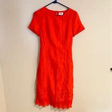 Old Navy Dresses | Red Embroidered Dress | Color: Red | Size: Xs Tall