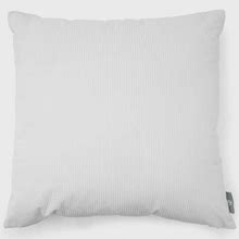 18"X18" Solid Ribbed Textured Square Throw Pillow Light Gray - Freshmint