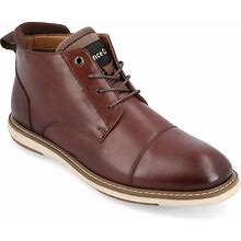 Vance Co. Redford Chukka Men's Ankle Boot, Size: 9, Brown