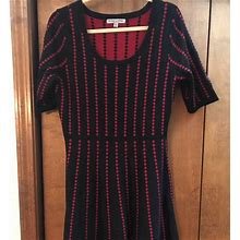 Danny & Nicole Dresses | A Line Dress | Color: Black/Red | Size: Xl