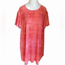 Lularoe Dresses | Lularoe Dress 3Xl | Color: Orange | Size: 3X