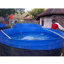 Above Ground Commercial Grade Round Heavy Pvc Fish Farm Koi Pond Liner