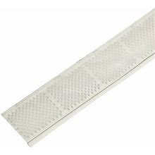 Amerimax 6-1/2 in. X 3 ft. White Vinyl Gutter Guard With Filter 86370