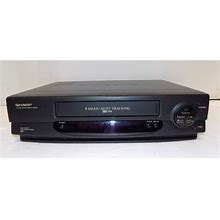 Sharp XA-505 Professional Series VCR VHS Tape Player No Remote Works Please Read