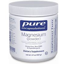 Pure Encapsulations, Magnesium Powder, 107 Grams