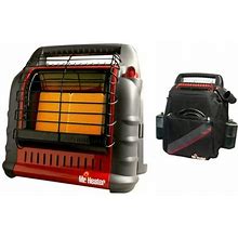 Mr. Heater Portable Big Buddy Propane Heater With Big Buddy Carry Case Bundle (2 Items)