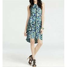 Ann Taylor Petite $158 Garden Floral Colorful Sleeveless Dress Womens