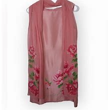 Talbots Dresses | Talbots Silk Sleeveless Midi Dress Nwt | Color: Pink | Size: 6P