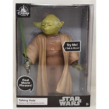 Star Wars Talking Yoda Jedi Action Figure Disney Parks New