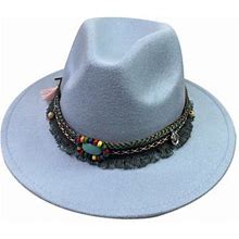 Manxivoo Cowboy Hat Fashionable Fedora Fedoras Men Wide For Women Dress Hat Womens And Hat Baseball Caps Cowboy Hats For Women H M