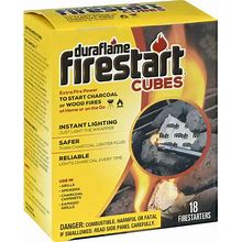 Duraflame Firestart Cubes 18-Pack, Fire Starters For Wood Or Charcoal