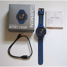 Garmin Instinct 2 Solar GPS Watch - Tidal Blue