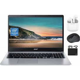 Acer Chromebook 2023 Flagship Laptop Computer Thin Light, 15.6" HD Display, Dual Core Intel Celeron N4020 (Upto 2.80 Ghz), 4GB RAM, 64GB Emmc,