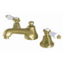 Kingston Brass KS4462BPL Bel-Air 8" Widespread Bathroom Faucet, Polished Brass, Brushed Brass