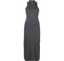 TOTEME - Wool Midi Dress - Women - Wool - L - Grey