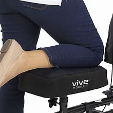 Vive Mobility Knee Scooter Pad Cover - Accessories Cushion Cover For Comfort (Memory Foam) - For Broken Leg Crutch Cart Roller, Injuries, Surgery,