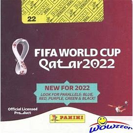 2022 Panini World Cup Stickers Huge 50 Pack Sealed Box Usa Version 250
