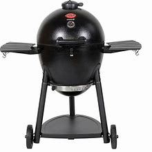 Char-Griller AKORN 20-In W Black Kamado Charcoal Grill Stainless Steel | 6719