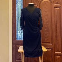 Msk Dresses | New Navy Dress/Semi-Formal Dress | Color: Blue | Size: Mp