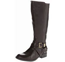 Lifestride Racey Brown Knee High Riding Boots Wide Calf Shaft 6.5 Wide