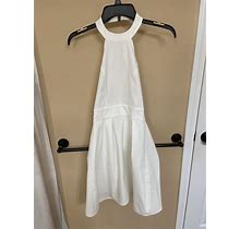 Lulus Womens US M White Halter Dress