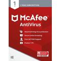 Mcafee Antivirus Protection | 1 PC (Windows)| Internet Security Software | 1 Year Subscription | Key Card