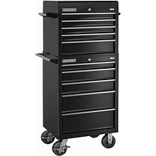 Champion Tool Storage FM Pro Series 20" X 27" Black 10-Drawer Top Chest / Mobile Storage Cabinet FMP2710RC-BK