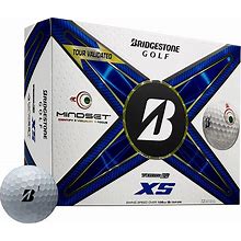 Bridgestone 2024 Tour B XS Mindset Golf Balls, Men's, White
