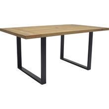 Origin 21 Clairmont Rectangle Outdoor Dining Table 38-In W X 66-In L With Umbrella Hole | LB-22028-T