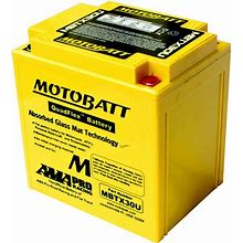 Battery AGM Gel MBTX30U Motobatt 32 Ah BMW R100GS, Pd, R ,Rs , Rt (87-95) - 1000