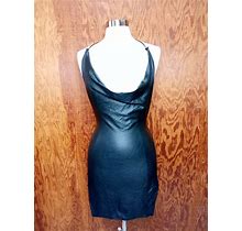 Shein Womens Sleeveless Halter Neck Dress Black Size 6